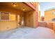 Exterior patio area with sliding glass doors and ample natural light at 154 W 5Th St # 157, Tempe, AZ 85281