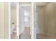 Bathroom showcases a glass-enclosed shower and toilet next to a walk-in closet at 27000 N Alma School Pkwy # 1032, Scottsdale, AZ 85262