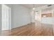 Spacious living room with wood floors, neutral walls and ample space at 6770 N 47Th Ave # 1022, Glendale, AZ 85301
