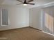 Bedroom with tile flooring, natural lighting and a ceiling fan at 850 S River Dr # 2018, Tempe, AZ 85281