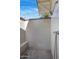Outdoor shower with white tile and an open design at 144 W Palm Ln, Phoenix, AZ 85003