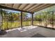 Covered patio showcasing a fenced backyard at 144 W Palm Ln, Phoenix, AZ 85003