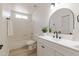 Updated bathroom featuring an updated vanity and shower/bath combo at 14803 N 55Th Ave, Glendale, AZ 85306