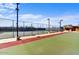 Community tennis court provides a fantastic amenity for residents with well-maintained courts and fencing at 18572 N 94Th St, Scottsdale, AZ 85255