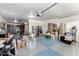 Spacious garage with ample storage space and organized shelving provides functionality and convenience at 21256 E Waverly Dr, Queen Creek, AZ 85142