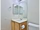 Bathroom featuring a vanity with a mirror, and a toilet at 44917 W Zion Rd, Maricopa, AZ 85139