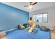 Spacious playroom with climbing structure, colorful accents, and ample natural light at 4606 S Ferric --, Mesa, AZ 85212