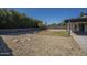 The backyard features low maintenance landscaping and privacy wall at 801 E Piute Ave, Phoenix, AZ 85024