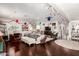 Spacious living room with wood floors and large windows at 825 W 12Th St, Tempe, AZ 85281