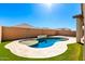 Relaxing backyard with a sparkling pool, perfect for summer fun and relaxation at 8515 W Peppertree Ln, Glendale, AZ 85305