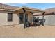 Relaxing covered patio with outdoor furniture perfect for entertaining at 10515 W Pasadena Ave, Glendale, AZ 85307