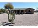 Spacious backyard featuring a patio area and xeriscaping for a low maintenance outdoor space at 1132 S 81St Pl, Mesa, AZ 85208