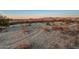 Desert land with native vegetation at sunset with mountain backdrop at 30116 W Fairmount Ave, Buckeye, AZ 85396