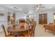 Spacious living area showcasing a dining table and furniture set, perfect for gatherings at 5165 E Tunder Dr, Phoenix, AZ 85044