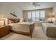 Sunlit bedroom featuring twin beds, and bright window light at 9904 E Lookout Mountain Dr, Scottsdale, AZ 85262