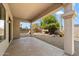 Covered patio offering a relaxing outdoor living space at 10588 E Tierra Buena Ln, Scottsdale, AZ 85255