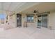 Large covered patio with ceiling fan overlooks the backyard at 11305 W Monte Vista Rd, Avondale, AZ 85392