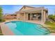 Backyard pool with large pergola-covered patio at 11305 W Monte Vista Rd, Avondale, AZ 85392