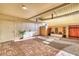 Covered patio featuring brick floor, stepping stone pavers, and shade sail at 13808 N Silverbell Dr, Sun City, AZ 85351