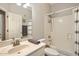 Functional bathroom featuring a shower-tub combo and vanity at 14000 N 94Th St # 3190, Scottsdale, AZ 85260