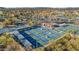 Aerial view of community pickleball courts, an ideal spot for friendly games and exercise at 15145 W Catalina Dr, Goodyear, AZ 85395