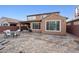 Wonderful outdoor space with a stone patio perfect for entertaining, alongside a covered patio area at 25451 N 164Th Dr, Surprise, AZ 85387