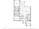 Detailed floor plan showcasing the layout of the first floor, including room dimensions at 25451 N 164Th Dr, Surprise, AZ 85387