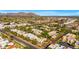 Community aerial view featuring mountain views, mature landscaping, and well-maintained streets at 7209 E Mcdonald Dr # 51, Scottsdale, AZ 85250