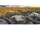 Panoramic view of a desert home in a tranquil setting. The landscape is serene, with amazing views at 10354 E Celestial Dr, Scottsdale, AZ 85262