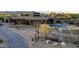 Modern home featuring desert landscaping, a private pool, and mountain views at 10354 E Celestial Dr, Scottsdale, AZ 85262