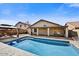 Backyard pool with gazebo and covered patio at 10778 W Via Del Sol --, Peoria, AZ 85373