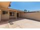 The outdoor patio provides a cozy area, enhanced with pavers and rock landscaping at 13284 W Aleppo Dr, Sun City West, AZ 85375
