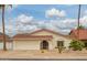 Beautiful single-story home with a tile roof, two-car garage, and desert-friendly landscaping at 1838 E Crocus Dr, Phoenix, AZ 85022