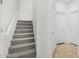 Carpeted staircase leading to the upper level of the house at 1926 W Busoni Pl, Phoenix, AZ 85023