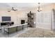 Inviting living room with a fireplace, stylish decor, and bright natural light at 228 W Bolero Dr, Tempe, AZ 85284