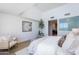 Bright primary bedroom boasts a neutral palette and sleek, modern design elements at 5455 E Lincoln Dr # 3008, Paradise Valley, AZ 85253