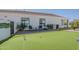 Enjoy this backyard putting green with well-placed desert landscaping at 6334 E Viewmont Dr # 29, Mesa, AZ 85215