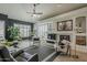 Cozy living space features a fireplace, lots of natural light, tile floors, and furniture at 6334 E Viewmont Dr # 29, Mesa, AZ 85215