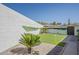 This backyard features a professional putting green, perfect for golf enthusiasts at 6334 E Viewmont Dr # 29, Mesa, AZ 85215
