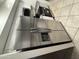 Modern kitchen features stainless steel refrigerator at 10014 N 44Th Dr, Glendale, AZ 85302