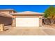 Attached two-car garage showcasing a clean, neutral door and well-maintained exterior in a sunny neighborhood at 11226 W Glenrosa Ave, Phoenix, AZ 85037