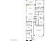 Detailed floor plan showcasing the layout of the home, including bedrooms, bathrooms, and living spaces at 17960 W Long Lake Rd, Goodyear, AZ 85338