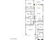 Detailed floorplan showcasing the layout of the home, including bedrooms, bathrooms, and living spaces at 17966 W Long Lake Rd, Goodyear, AZ 85338