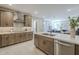 Gourmet kitchen with modern cabinetry, stainless steel appliances, and a large island at 2121 W Sonoran Desert Dr # 95, Phoenix, AZ 85085