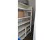 White shelves, perfect for storage at 2616 W Berridge Ln # C2, Phoenix, AZ 85017