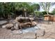 Relax to the sounds of your private waterfall in this peaceful backyard at 26293 W Runion Ln, Buckeye, AZ 85396