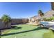 The backyard features a putting green with mountain views at 2813 W Hiddenview Dr, Phoenix, AZ 85045