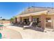 Relaxing clubhouse patio area perfect for socializing, offering comfortable seating and shady retreat at 3160 E Main St # 62, Mesa, AZ 85213