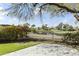 Serene backyard view overlooking a lush golf course and shimmering lake at 7705 E Doubletree Ranch Rd # 21, Scottsdale, AZ 85258