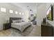 This is a brightly lit main bedroom with neutral tones and modern furnishings at 7705 E Doubletree Ranch Rd # 21, Scottsdale, AZ 85258